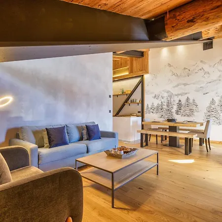 La Ferme A Roland Cozy Mountain Style 2br For 6 In/ski Out - Happy Appartement Chamonix